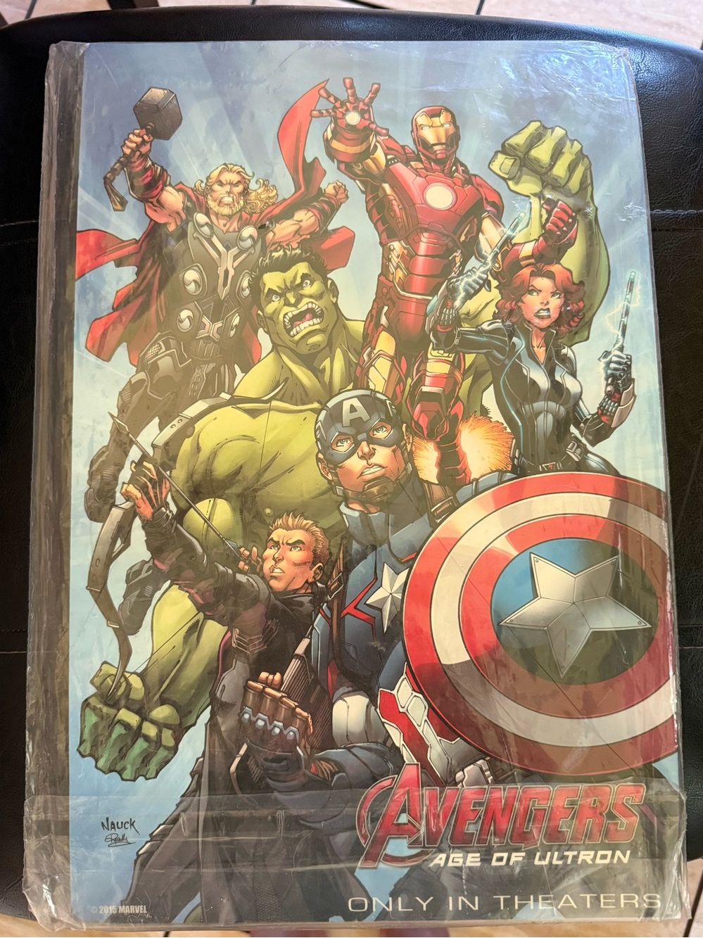 Marvel Wall Art Poster Blue Green Black